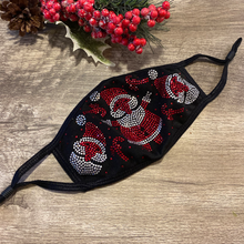Load image into Gallery viewer, Santa Claus Crystal Face Mask