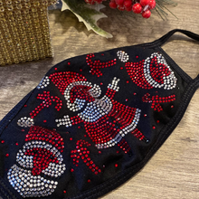 Load image into Gallery viewer, Santa Claus Crystal Face Mask