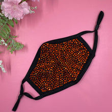 Load image into Gallery viewer, Orange Crystal Face Mask