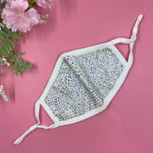 Load image into Gallery viewer, White AB Crystal Face Mask
