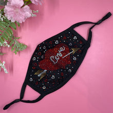 Load image into Gallery viewer, Love Crystal Face Mask