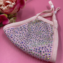 Load image into Gallery viewer, Pink Crystal Face Mask